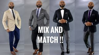 How To Mix And Match Mens SuitsMix And Match Suits [upl. by Pernell]