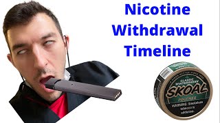 Nicotine Withdrawal Timeline What To Expect [upl. by Faucher117]