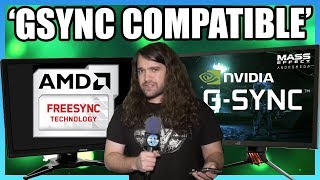 What quotGSync Compatiblequot Actually Means  NVIDIA at CES 2019 [upl. by Toulon]