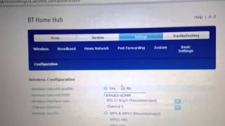 How to change Network Name SSID on BTHomeHub Wireless Router [upl. by Cirederf]