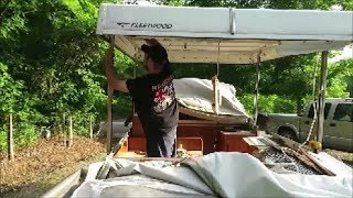 pop up camper roof restore part 1 [upl. by Jacqueline924]