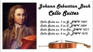 Johann Sebastian Bach  Cello suites in 432 Hz great for reading or studying [upl. by Stevena]