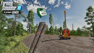 Yarders  How To Use Them  Farming Simulator 22 [upl. by Bondie793]