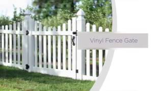 ReadytoAssemble Vinyl Fence Gate Installation Overview [upl. by Andaira]