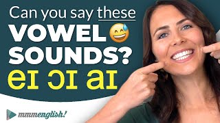 Pronunciation Practice 👄 Difficult Vowel Sounds DIPHTHONGS [upl. by Amahs]