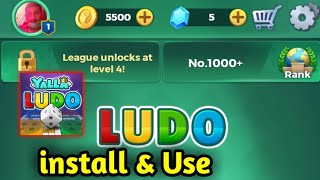 How to Use \ Install Yalla ludo App Full Details [upl. by Irak]