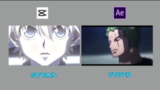 After effects vs Capcut  Anime edits [upl. by Nitsirt846]