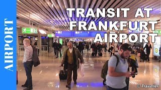 TRANSIT WALK AT FRANKFURT Airport FRA Terminal 1  Connection Flight Transfer Arriving amp Departing [upl. by Ashwell]