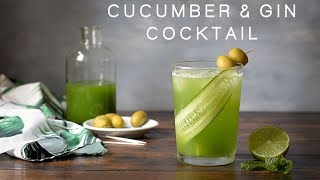 cucumber amp gin or grappa cocktail [upl. by Allana221]