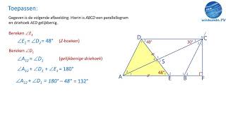 hoeken berekenen samenvatting  wiskunde TV [upl. by Nauht719]