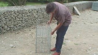 How to assemble a Gabion in 4 mins USA [upl. by Accebar]