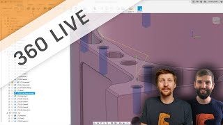 Fusion 360 Live Drilling and Tapping [upl. by Inig]