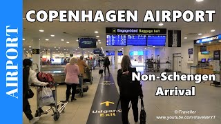 ARRIVING AT COPENHAGEN Airport from NonSchengen Country  Disembarkation to Arrivals  Travel video [upl. by Benito]