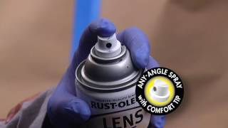 RustOleum Lens Tint Spray  How to Tint Cars Light [upl. by Eirrac]