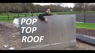 Making my own Pop Top Roof Campervan Conversion  Part 1 [upl. by Galvan]