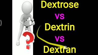 Dextrose vs Dextrin vs Dextran [upl. by Gelhar]