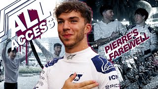 ALL ACCESS  Pierre Gaslys Farewell [upl. by Ecirtahs]